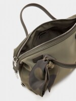 Bolso Tote De Textura Suave caqui
