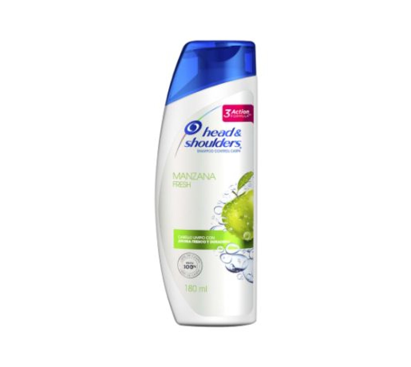 Head & Shoulders Manzana Fresh Shampoo 180ml – Frescura y Cuidado Capilar
