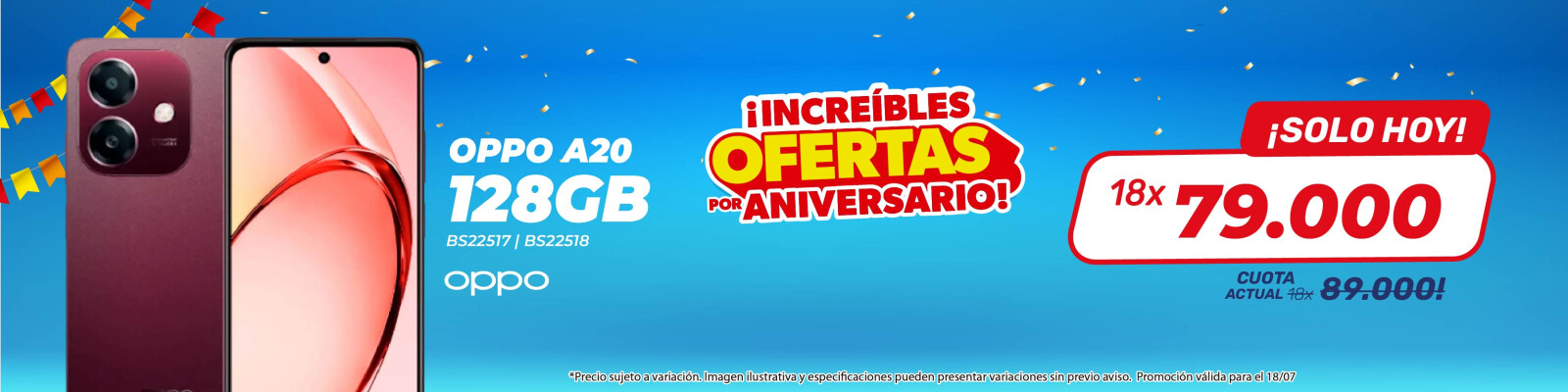 Oferta 1 del dia 18/07