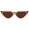 Lentes de Sol Chilli Beans Super Cat Beige Lentes de Sol Chilli Beans Super Cat Beige