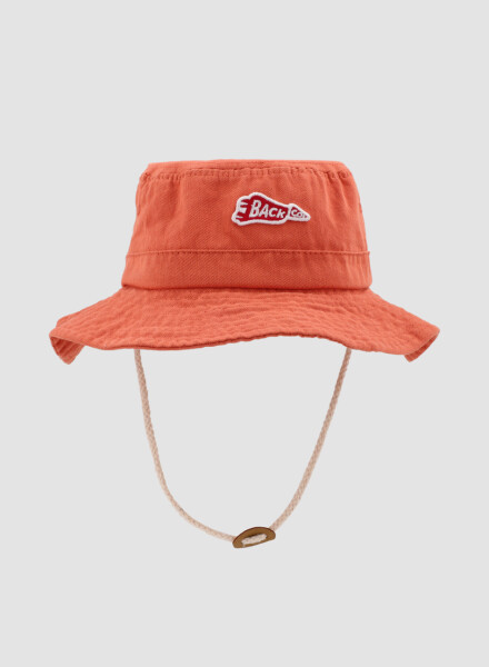 Gorro pescador infantil Hot coral
