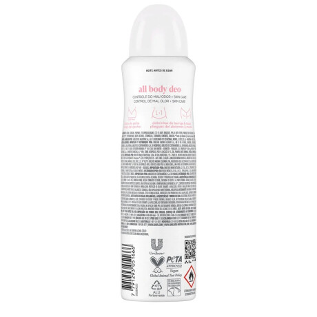 Desodorante en Aerosol Dove All Body Deo Raspberry 150ml Desodorante en Aerosol Dove All Body Deo Raspberry 150ml