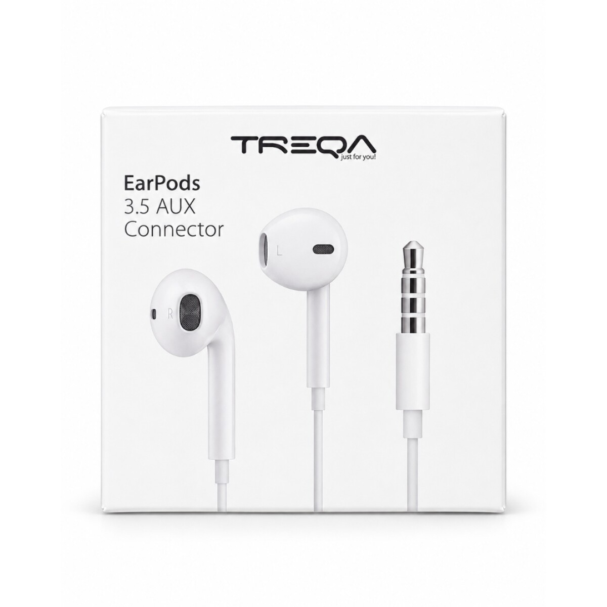 Auriculares con cable in ear 3.5mm Treqa 