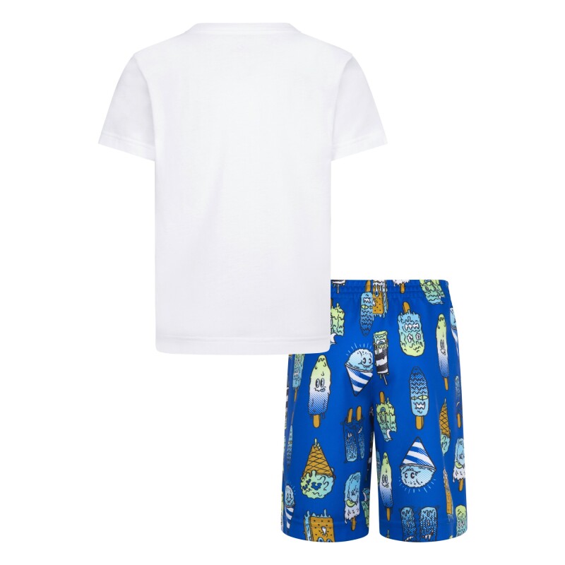 Conjunto Frozen Friends Tee & Aop de Niño Azul