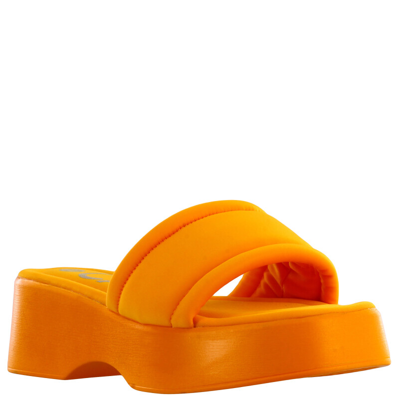 Sandalias de Mujer Miss Carol SAMOA con tira de neopreno Anaranjado