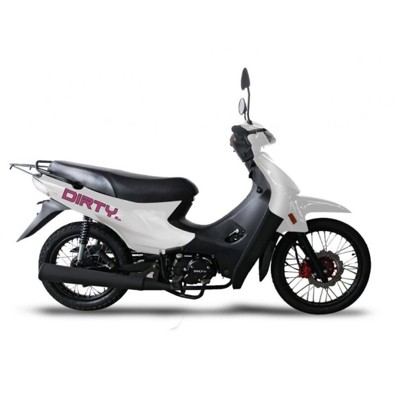 Moto Dirty St 110cc Pollerita Blanco