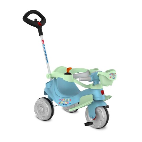 Triciclo Bandeirante Joy de Paseo y Pedal Azul