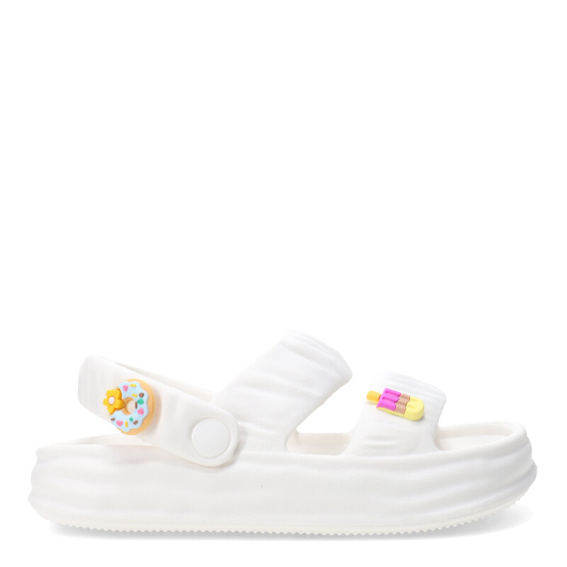 Sandalias de Niña MINI Miss Carol PARCO de goma con helados Blanco
