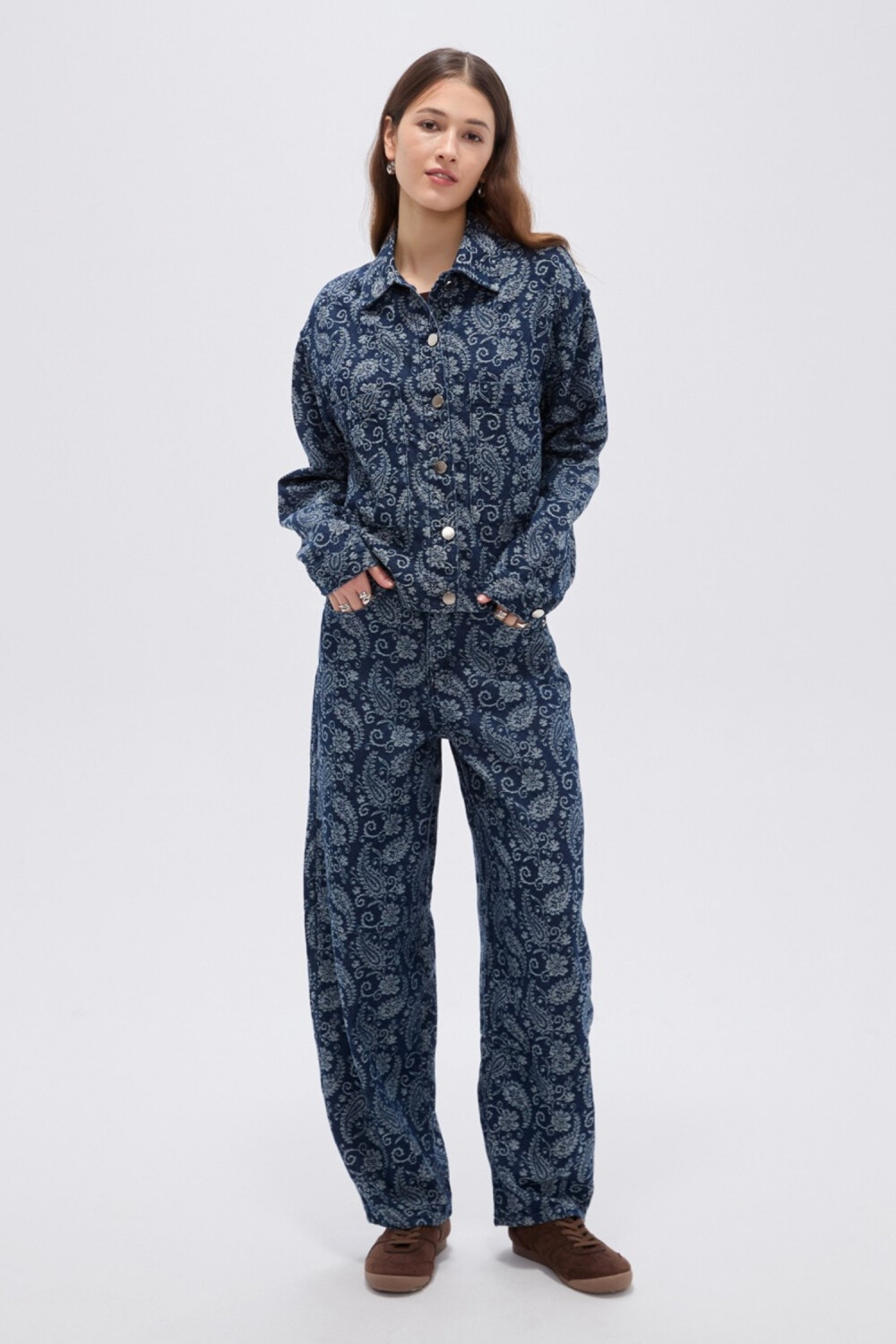 Campera Almendra Estampado 1