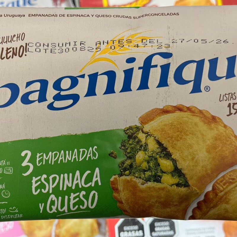 EMPANADAS DE ESPINACA Y QUESO X3 PAGNIFIQUE EMPANADAS DE ESPINACA Y QUESO X3 PAGNIFIQUE