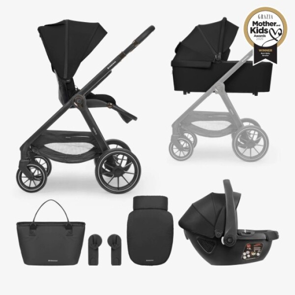 Travel system 4 en 1 MODENA negro KIKKABOO Travel system 4 en 1 MODENA negro KIKKABOO