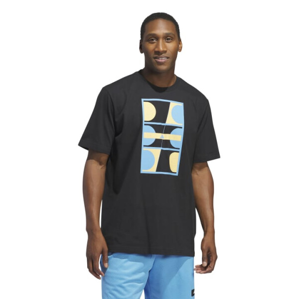 Remera Adidas Global Court de Hombre - IN6371 Negro