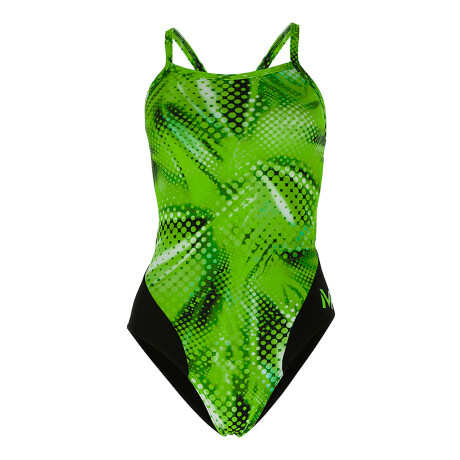 Michael phelps - Malla de Baño para Mujer Team Prints Mesa Mid Back SW255990328 - Uv Upf 50+. 28. 001