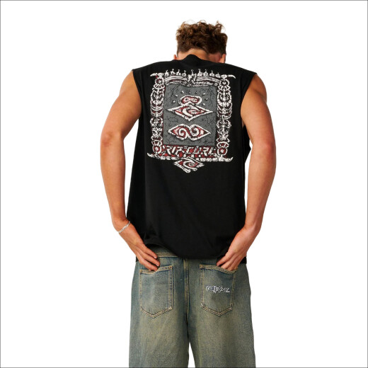 Musculosa Rip Curl Disorder Boneyards Muscle - Negro Musculosa Rip Curl Disorder Boneyards Muscle - Negro