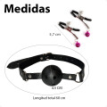 Set De BDSM Sado De 14 Piezas Negro