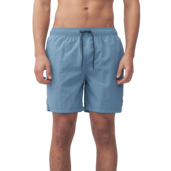 Short Hombre Quiksilver Salvador Azul Piedra