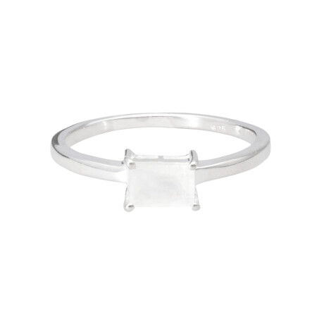 Anillo Karvik solitario de plata 925 0