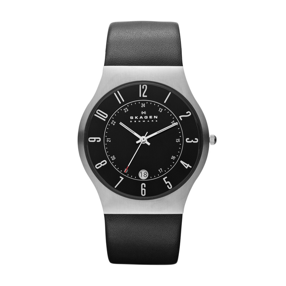 Reloj Skagen Fashion Cuero Negro 
