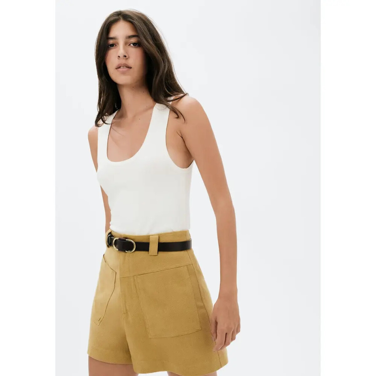 BLUSA SM FEM - BEGE CLARO 