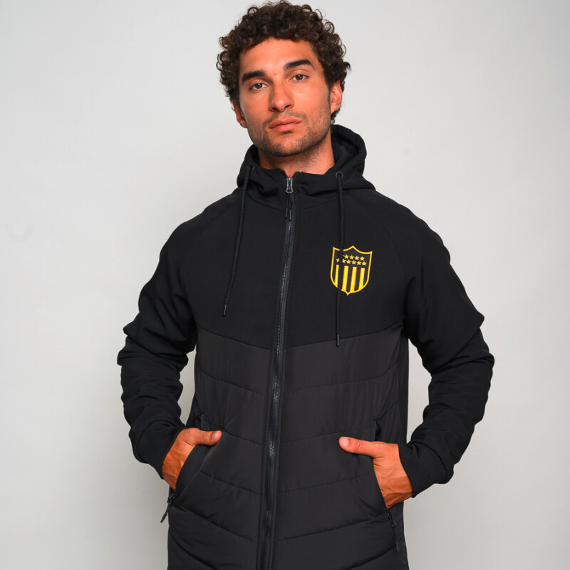 Abrigo Parka Jet de Hombre Negro