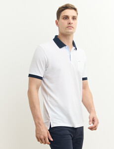 520753 REMERA HARRINGTON LABEL Blanco