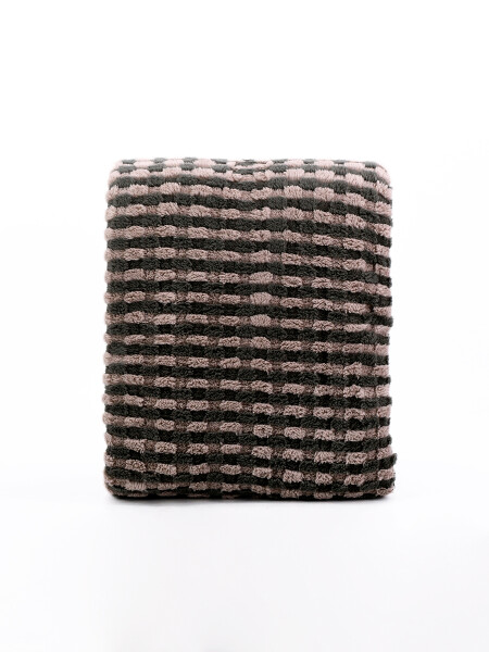FLANNEL TRAMA RAYAS 2 PLAZAS VISON