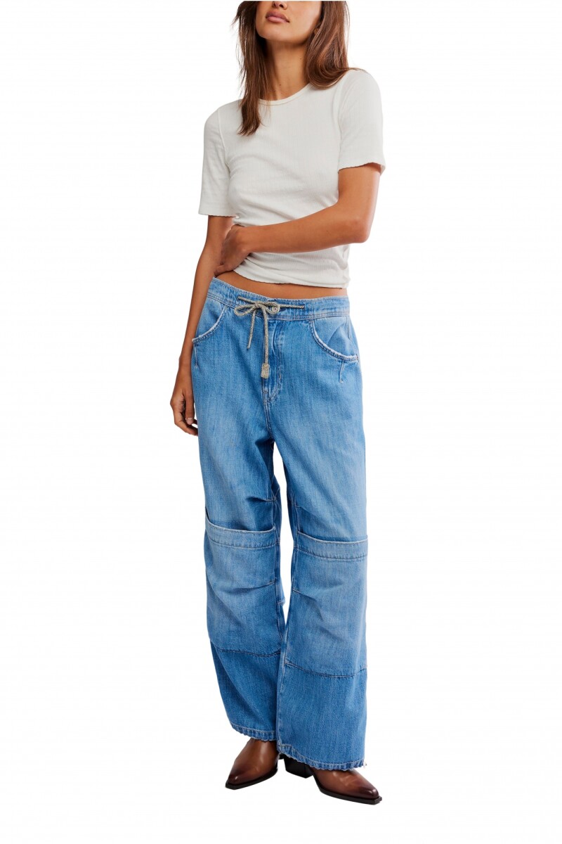 Jean Logan Cargo Azul