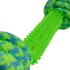 Juguete Perro Masticable Cuerda Soga Nudos Dental 22Cm Variante Color Verde