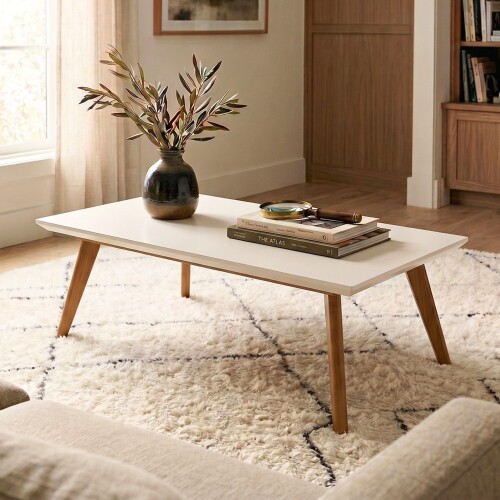 Mesa de Centro Classic - Línea Manhattan Blanco