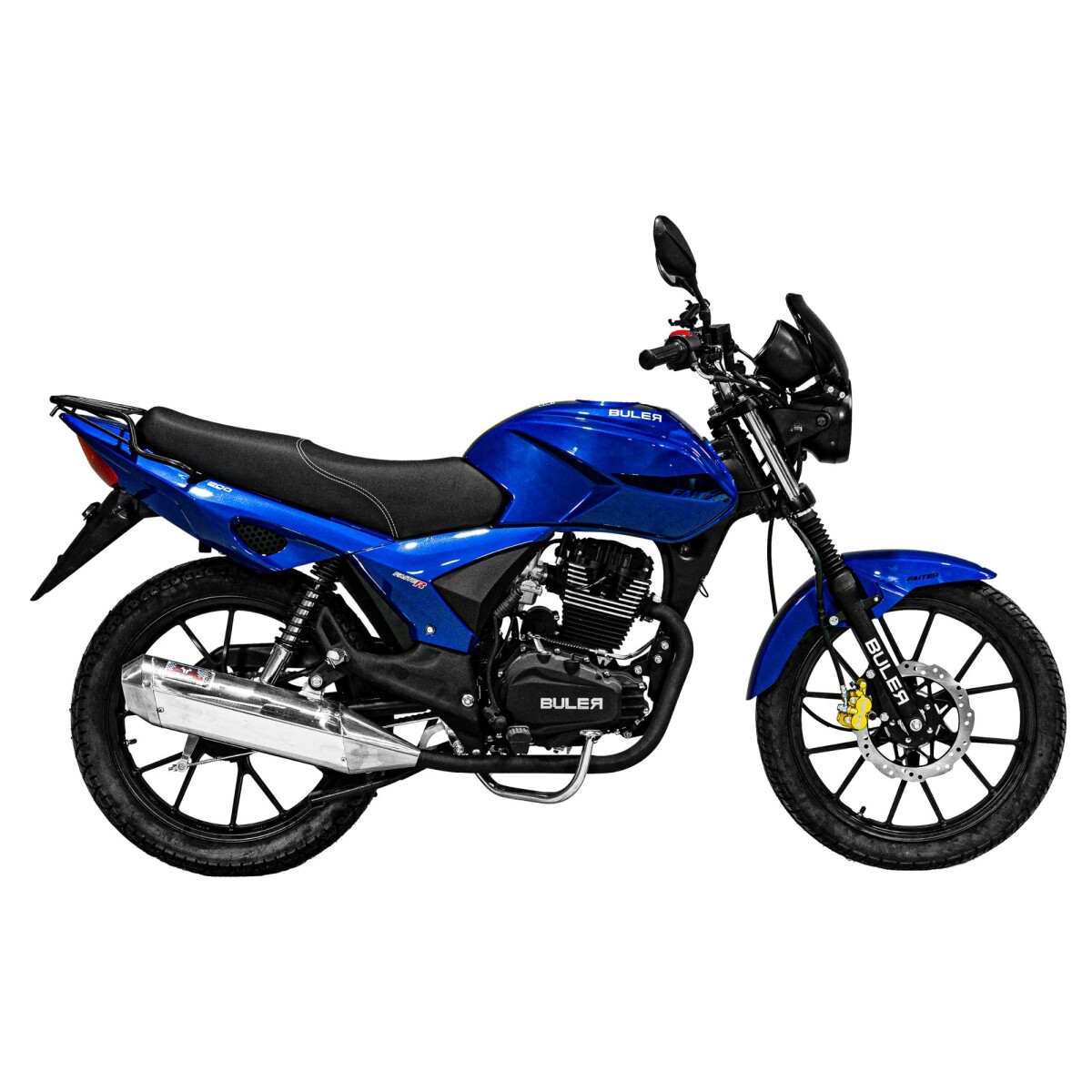Motocicleta Buler Faiter 200cc c/Aleación - Azul 