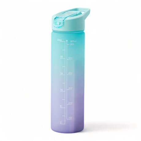 Botella Agua Motivacional 800 Ml Sin Color
