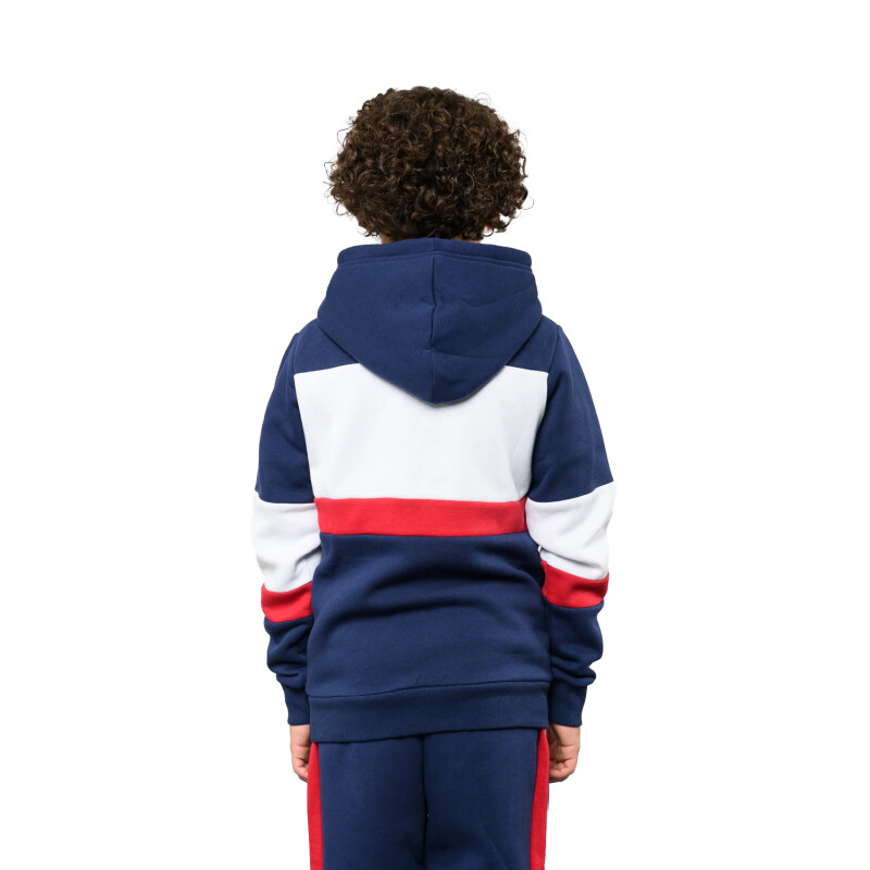 Canguro Hoodie Umbro Grav NIños NU243092 Azul-blanco
