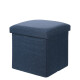 Puff organizador azul