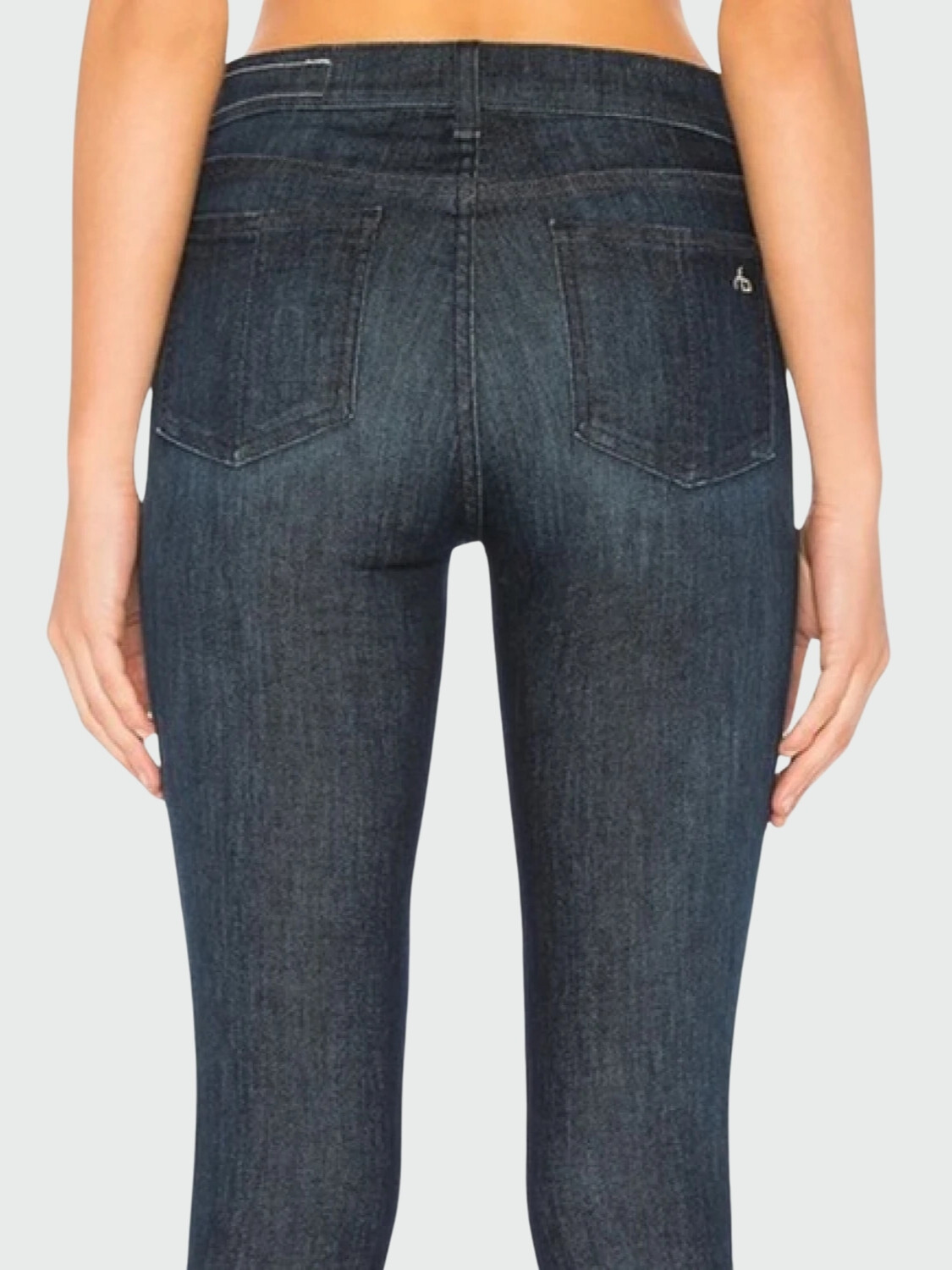 Jean elastizado con bolsillos, Tonal Rive Azul