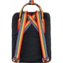 Mochila Fjallraven Kanken Rainbow Mini Unisex Black-Rainbow Pattern