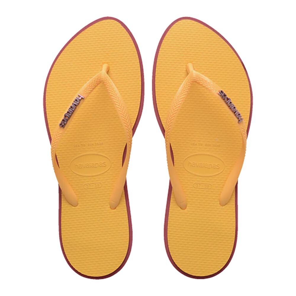 Sandalias Havaianas Slim Point FC Mujer Amaranto/Caja Amarilla