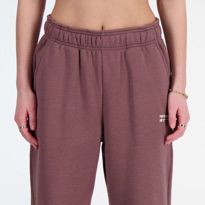 Pantalón New Balance de Dama - FLEECE SWEATPANT - WP33513LIE BROWN