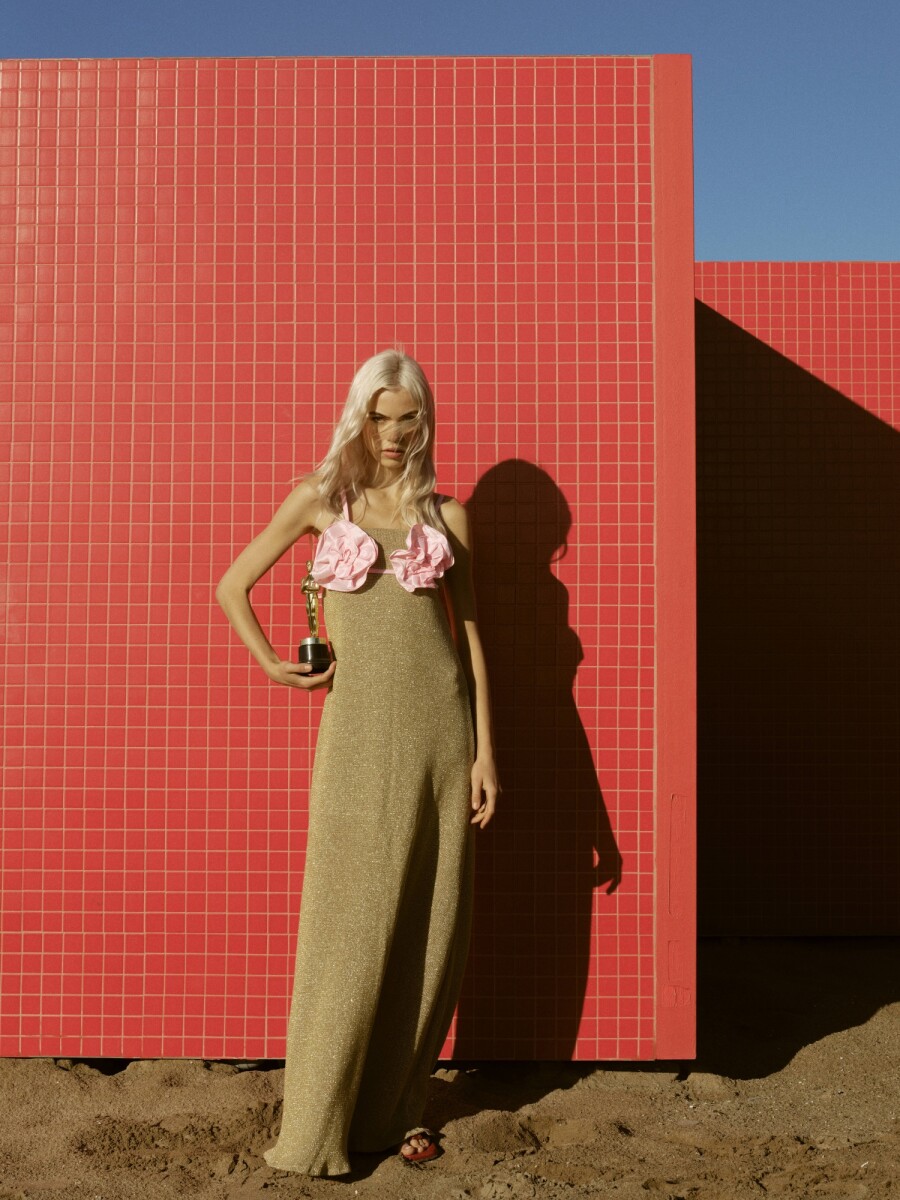 Iconic Dress - Rosado / Dorado 