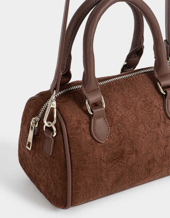 Bowling Cartera Bowling Suede Chocolate - Marron Chocolate