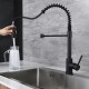 Canilla Cocina Grifo Monocomando Griferia Flexible Negro Canilla Cocina Grifo Monocomando Griferia Flexible Negro