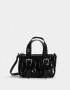 Bowling Noche Carteras Bowling Con Hebillas - Negro