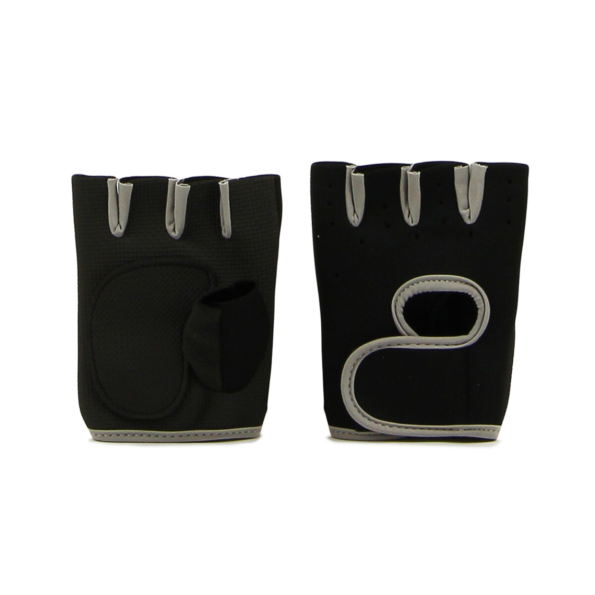 Macri Guantes Para Ejercicio - Negro-Gris 