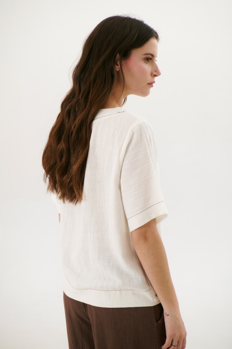 BLUSA LINO EMMA BLANCO