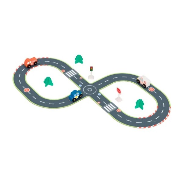 Set de juego en madera HiPando autopista Set de juego en madera HiPando autopista