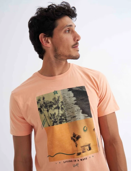 Remera Aizen Coral