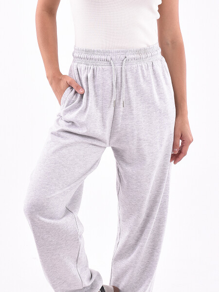 PANTALON CHANA GRIS MELANGE M