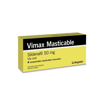 Vimax Masticable 50 Mg. 4 Comp. Vimax Masticable 50 Mg. 4 Comp.