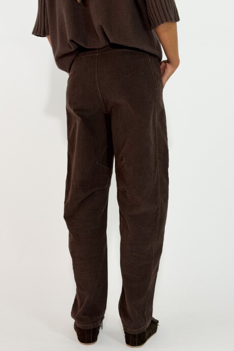 PANTALON ZOE Chocolate