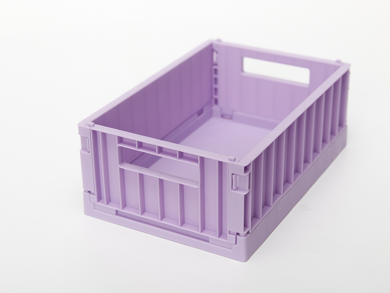 CESTA DE ALMACENAMIENTO PLEGABLE (PÚRPURA/1.8L) 