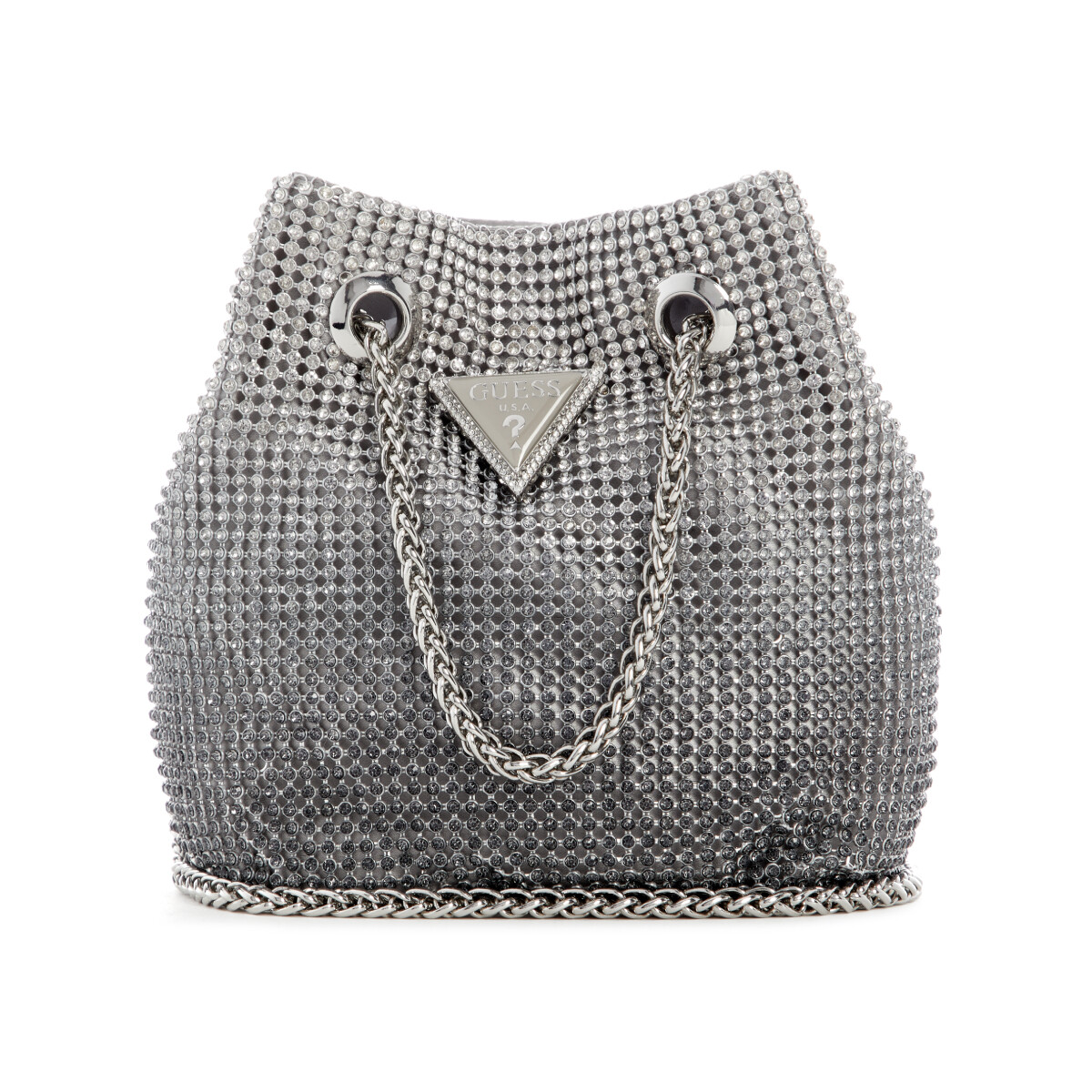 Cartera Guess Zalina Chica Plata 